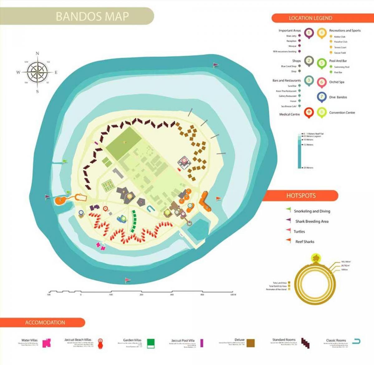 mappa di bandos maldive