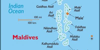 Baa atoll maldive mappa